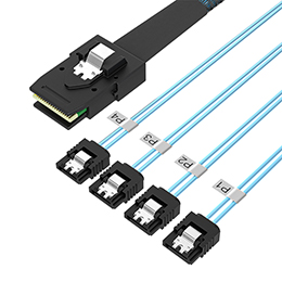 Mini SAS SFF-8087 36Pת4SATA 7P sasתsata3.0 ¹Ì̬ӲÅÌÅþÁ¬Ïß