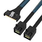 MCIO 8X ת 2Mini SAS HD SFF-8643 Ч