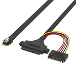 SlimSAS SFF-8654 4iתu.2 SFF-8639+15P Чݴ