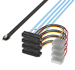 SlimSAS SFF-8654 4iתSAS SFF-8482+ 4PпӲ