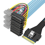 SlimSAS SFF 8654 8iתSAS 8SFF-8482+4P пӲ